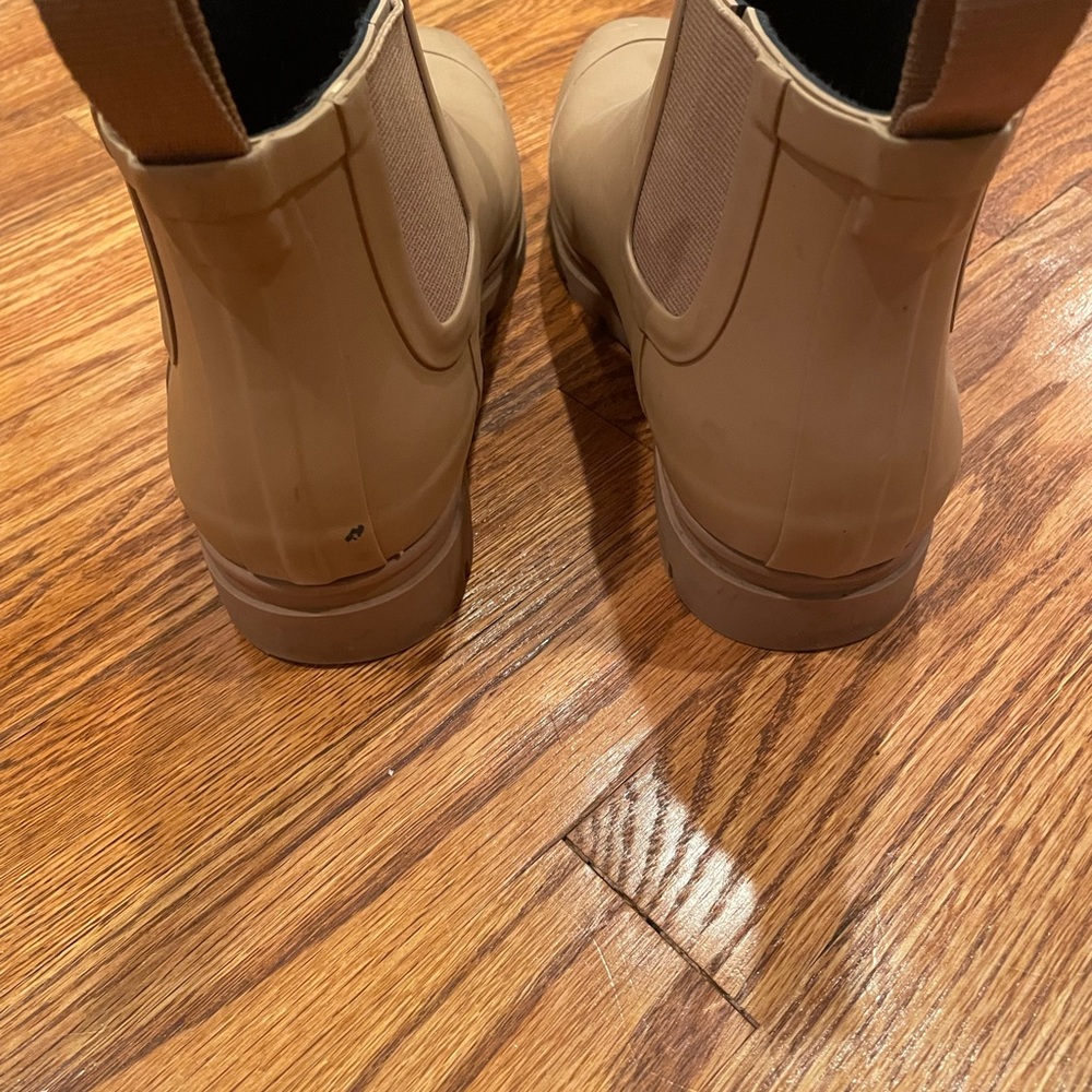 EVERLANE Size Chelsea Rain Boots tan/tawny brown size 7 - Picture 4 of 8